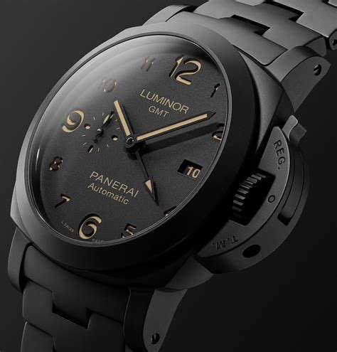 panerai watch all black